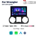 Штатна магнітола Jeep Wrangler (2010-2018) M160 (2/32 Гб), HD (1024x600) GPS CarPlay