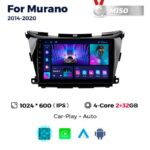 Штатна магнітола Nissan Murano (Z52) (2014-2020) M150 (2/32 Гб), HD (1024x600) GPS CarPlay