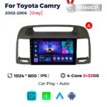 Штатна магнітола Toyota Camry (XV30) (2002-2006) M160 (2/32 Гб), HD (1024x600) GPS CarPlay