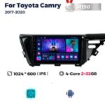 Штатна магнітола Toyota Camry 8 (XV70) (2017-2020) M150 (2/32 Гб), HD (1024x600) GPS