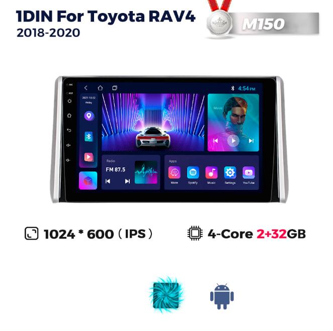 6545419541_shtatna-magnitola-rav4 Штатна магнітола RAV4 5 (XA50) (2018-2020) M150 (2/32 Гб), HD (1024x600) GPS - Зображення 1