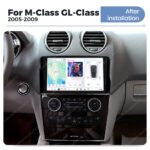 Штатна магнітола Mercedes-Benz ML, GL-Class (W164) (2005-2012) DUDU 7, 12/256 2K (2000x1200) QLED, GPS + 4G + CarPlay - Зображення 3