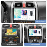 Штатная магнитола Toyota Auris 1 (2006-2011) DUDU 5, 4/32 2K (2000x1200) QLED, GPS + 4G + CarPlay - Зображення 2