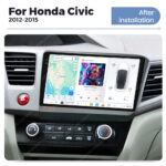 Магнітола Honda Civic 9 (2012-2015) DUDU 6 9.5" 2K QLED, 8/256, 360 - Зображення 3