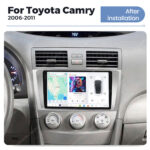 Штатна магнітола Toyota Camry 6 (XV40) (2006-2011) DUDU 6, 6/64 2K (2000x1200) QLED, GPS + 4G + CarPlay - Зображення 3