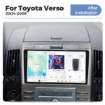 Штатна магнітола Toyota Verso 2, Corolla (2004-2009) DUDU 7, 6/64 2K (2000x1200) QLED, GPS + 4G + CarPlay - Зображення 3