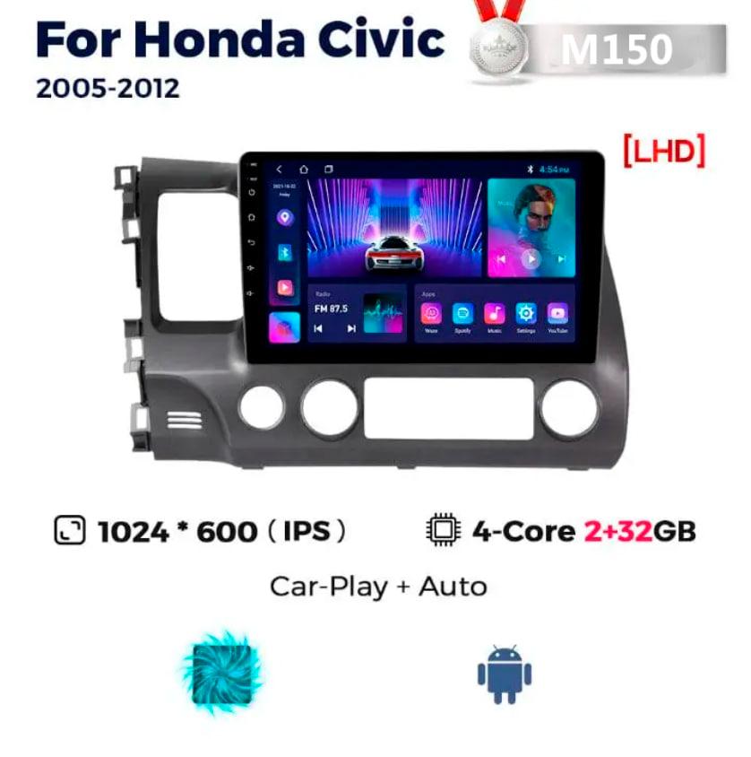 6599508580_shtatna-magnitola-honda Штатна магнітола Honda Civic 8 (2005-2012) M150 (2/32 Гб), HD (1024x600) GPS - Зображення 1