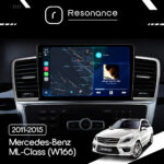 Магнітола Mercedes-Benz ML-Class (W166) (2011-2015) Resonance Ultra M4 4/32, 9" 2K QLED - Зображення 2