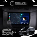 Магнітола Mercedes-Benz Vito (W639) (2003-2010) Resonance Ultra M4 4/32, 10" 2K QLED - Зображення 2