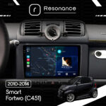 Магнітола Smart Fortwo (C451) (2011-2015) Resonance Ultra M2 2/32, 9" 2K QLED - Зображення 2