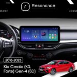 Магнітола Kia Cerato Gen-4 (K3, Forte) (BD) (2018-2023) Resonance Ultra M4 (7862) 4/64, 10.25" QLED, 360 (Audi Style)