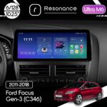 Магнітола Ford Focus 3 (2011-2019) Resonance Ultra M6 (7862) 6/128, 10.25" QLED, 360 (BMW Style)