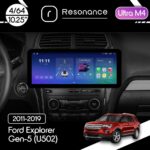 Магнітола Ford Explorer 5 (2011-2019) Resonance Ultra M4 (7862) 4/64, 10.25" QLED, 360 (Audi Style)