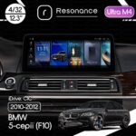 Магнітола BMW 5-Series (F10, F11) (2009-2012) [CIC] Resonance Ultra M4 (7862) 4/32, 12.3" QLED, 360 (BMW Style)