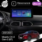 Магнітола Mazda CX-5 Gen-2 (KF) (2021-2025) Resonance Ultra M8 (7862) 8/256, 12.3" QLED, 360 (BMW Style)
