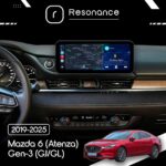 Магнітола Mazda 6 (Atenza) Gen-3 (GJ, GL) (2017-2025) Resonance Ultra M4 (7862) 4/32, 12.3" QLED, 360 (Audi Style) - Зображення 5