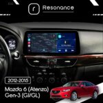 Магнітола Mazda 6 (Atenza) Gen-3 (GJ, GL) (2012-2015) [High] Resonance Ultra M4 (7862) 4/32, 12.3" QLED, 360 (BMW Style) - Зображення 5