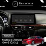 Магнітола Mazda 6 (Atenza) Gen-3 (GJ, GL) (2012-2015) [High] Resonance Ultra M4 (7862) 4/32, 12.3" QLED, 360 (BMW Style) - Зображення 6