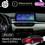 Магнітола Mazda 6 (Atenza) Gen-3 (GJ, GL) (2015-2017) [Low] Resonance Ultra M4 (7862) 4/32, 12.3" QLED, 360 (BMW Style)