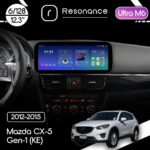 Магнітола Mazda CX-5 Gen-1 (KE) (2012-2015) [High] Resonance Ultra M6 (7862) 6/128, 12.3" QLED, 360 (Benz Style)