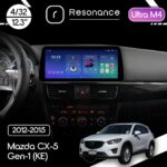 Магнітола Mazda CX-5 Gen-1 (KE) (2012-2015) [High] Resonance Ultra M4 (7862) 4/32, 12.3" QLED, 360 (BMW Style)