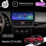 Магнітола Mazda CX-4 (KE) (2016-2020) Resonance Ultra M4 (7862) 4/32, 12.3" QLED, 360 (Audi Style)