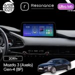 Магнітола Mazda 3 (Axela) Gen-4 (BP) (2019+) Resonance Ultra M6 (7862) 6/128, 10.25" QLED, 360 (BMW Style)