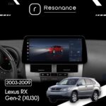 Магнітола Lexus RX 2 (2003-2009), Toyota Harrier 2 (2003-2013) (XU30) DUDU 7 12.3" 2K QLED, 12/256 (Style C) - Зображення 5