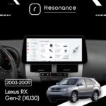 Магнітола Lexus RX 2 (2003-2009), Toyota Harrier 2 (2003-2013) (XU30) DUDU 7 12.3" 2K QLED, 12/256 (Style C) - Зображення 9