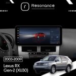 Магнітола Lexus RX 2 (2003-2009), Toyota Harrier 2 (2003-2013) DUDU 5 10.3" 2K QLED, 6/128, 360 (A-Style) - Зображення 5