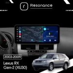 Магнітола Lexus RX 2 (2003-2009), Toyota Harrier 2 (2003-2013) DUDU 5 10.3" 2K QLED, 6/128, 360 (A-Style) - Зображення 7