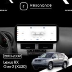 Магнітола Lexus RX 2 (2003-2009), Toyota Harrier 2 (2003-2013) DUDU 5 10.3" 2K QLED, 6/128, 360 (B-Style) - Зображення 6