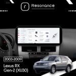 Магнітола Lexus RX 2 (2003-2009), Toyota Harrier 2 (2003-2013) DUDU 5 10.3" 2K QLED, 6/128, 360 (B-Style) - Зображення 9