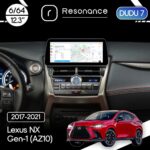 Магнітола Lexus NX 1 (AZ10) (2017-2021) [Touchpad] DUDU 7 12.3" 2K QLED, 6/64, 360 (Style C)