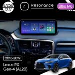 Магнітола Lexus RX 4 (AL20) (2015-2019) [High] Resonance Ultra M8 (7862) 8/256, 12.3" QLED, 360 (Benz Style)