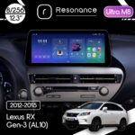 Магнітола Lexus RX 3 (AL10) (2012-2015) Resonance Ultra M8 (7862) 8/256, 12.3" QLED, 360 (BMW Style)