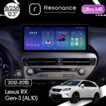 Магнітола Lexus RX 3 (AL10) (2012-2015) Resonance Ultra M8 (7862) 8/256, 12.3" QLED, 360 (Audi Style)