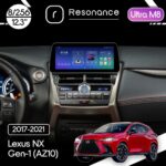 Магнітола Lexus NX 1 (AZ10) (2017-2021) [Touchpad] Resonance Ultra M8 (7862) 8/256, 12.3" QLED, 360 (BMW Style)