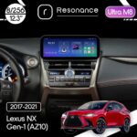 Магнітола Lexus NX 1 (AZ10) (2017-2021) [Touchpad] Resonance Ultra M8 (7862) 8/256, 12.3" QLED, 360 (Benz Style)