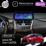 Магнітола Lexus NX Gen-1 (AZ10) (2014-2017) [High, Touchpad] Resonance Ultra M6 (7862) 6/128, 10.25" QLED, 360 (Benz Style)