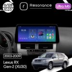 Магнітола Lexus RX Gen-2 (XU30) (2003-2009) Resonance Ultra M6 (7862) 6/128, 10.25" QLED, 360 (BMW Style)