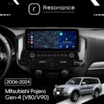 Магнітола Mitsubishi Pajero 4 (V80, V90) (2006-2024) DUDU 7 10.3" 2K QLED, 6/64, 360 (B-Style) - Зображення 7