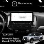 Магнітола Mitsubishi Pajero 4 (V80, V90) (2006-2024) DUDU 7 10.3" 2K QLED, 6/64, 360 (A-Style) - Зображення 6