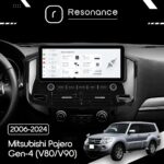 Магнітола Mitsubishi Pajero 4 (V80, V90) (2006-2024) DUDU 7 10.3" 2K QLED, 6/64, 360 (A-Style) - Зображення 9