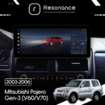 Магнітола Mitsubishi Pajero 3 (V73) (2003-2008) DUDU 7 10.3" 2K QLED, 6/64, 360 (A-Style) - Зображення 5