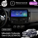 Магнітола Mitsubishi Outlander XL (CW, CK) (2006-2012) Resonance Ultra M8 (7862) 8/256, 12.3" QLED, 360 (BMW Style)