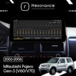 Магнітола Mitsubishi Pajero 3 (V60, V70) (2003-2006) Resonance Ultra M8 (7862) 8/256, 12.3" QLED, 360 (BMW Style) - Зображення 6