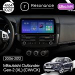 Магнітола Mitsubishi Outlander XL (CW/CK) (2006-2012) Resonance Ultra M4 (7862) 4/64, 10.25" QLED, 360 (BMW Style)