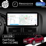 Магнітола Ford Focus 3 (2011-2019) DUDU 7 12.3" 2K QLED, 6/64 (Style B)