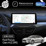 Магнітола Ford Focus 4 (2018-2025) DUDU 7 12.3" 2K QLED, 6/64, 360 (Style C)